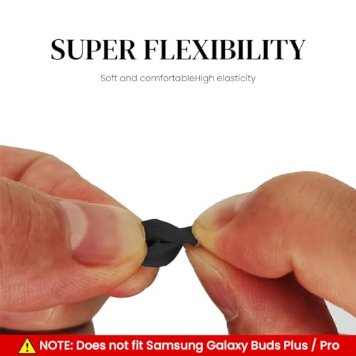 Verilux® 6 Pairs Earbud Tips for Galaxy Buds Live Protective Silicone Eartips Adapter Ear Wing Replacement Non-Slip Sound Leakproof Cover Accessories SL 2PCS Verilux® 6 Pairs Earbud Tips for Galaxy Buds Live Protective Silicone Eartips Adapter Ear Wing Replacement Non-Slip Sound Leakproof Cover Accessories SL 2PCS